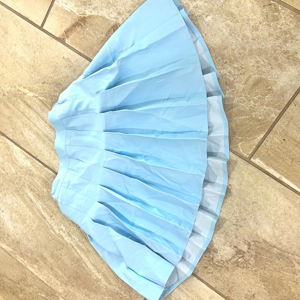 GUANGUANYA.KID blue flowy skirt